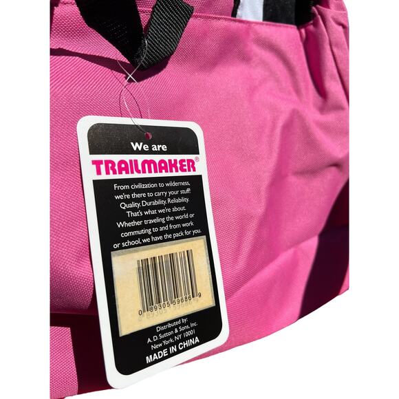 Pink Travel Messenger Laptop Commuter TravelMaker Bag with Adjustable Strap NEW - Picture 12 of 16